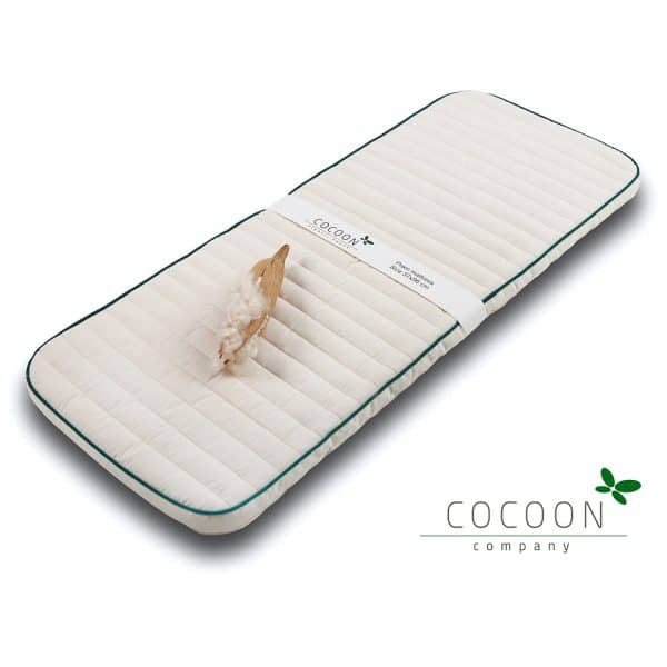 Cocoon økologisk madras til barnevogn, 37x96 - Kapok